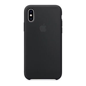 Apple iPhone X Silicone Case in Black